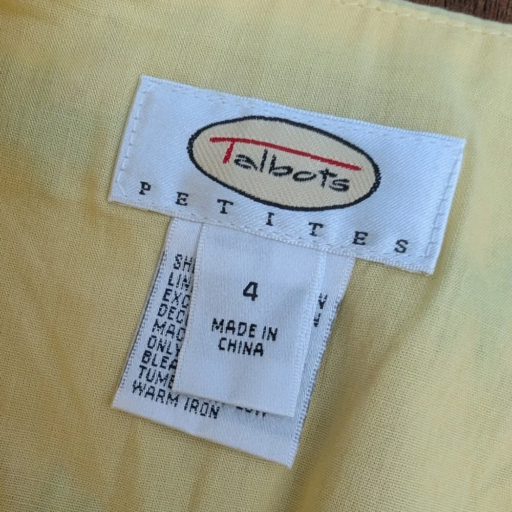Talbots yellow line